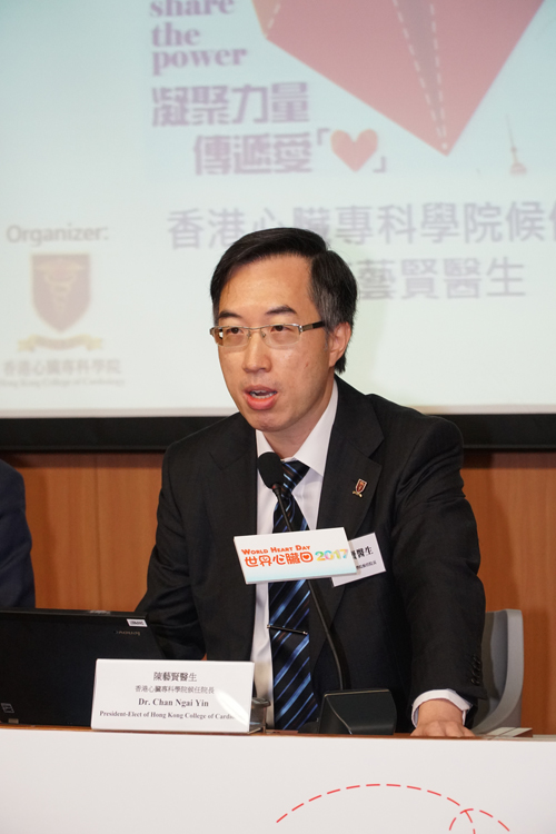 陳藝賢醫生鼓勵市民可先從改善飲食習慣入手，以達至預防心臟病。