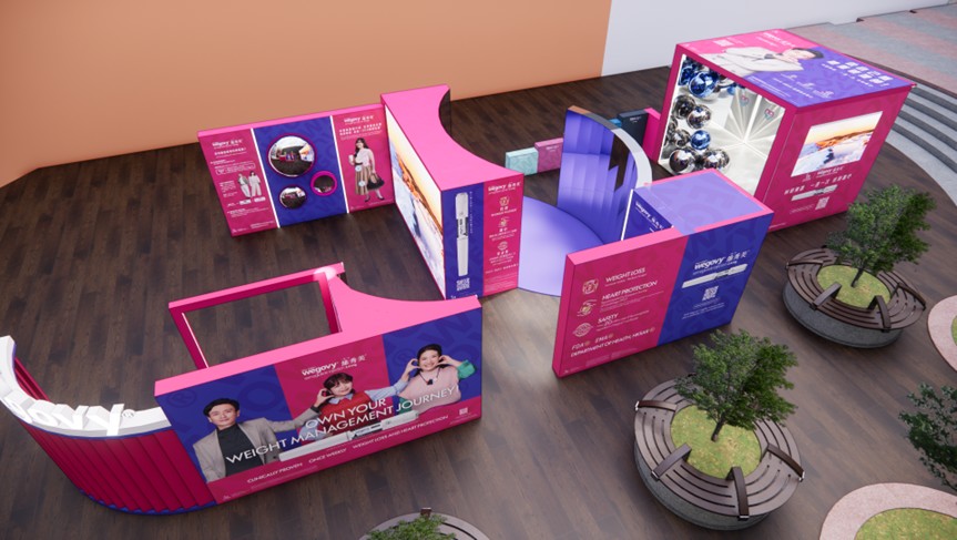 Wegovy® 維秀美®開啟體重管理之旅 5大超現實打卡位見證健康蛻變之旅