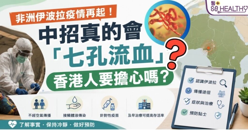 非洲伊波拉疫情再起!中招真的會「七孔流血」?香港人要擔心嗎?