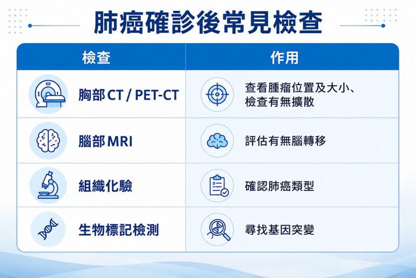 確診肺癌後怎麼辦？拆解全面檢查與精準治療關鍵